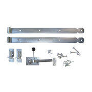 Gate Fittings For Garden Fence With Hinges Straight Blue