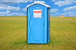 mobiel toilet op de bouw