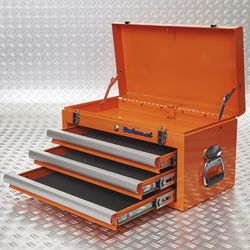 Caisse à outils orange Datona
