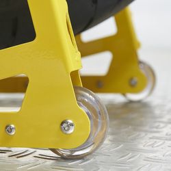 moto stand roue arrière jaune