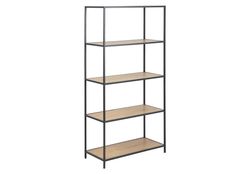 sabro-boekenkast-4-planken-150-cm-wild-eiken-zwart-frame-1