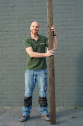 Lariks douglas hout met blackwash - Voor het bevestigen van trellisschermen