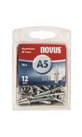Novus popnagels A5 X 12 mm Alu SB - 70 stuks