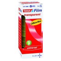 Tesa Film Plakband Transparant 15 mm 33 Meter - 10 Stuks