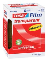 Tesa Film Plakband Transparant 15 mm 66 Meter - 10 Stuks