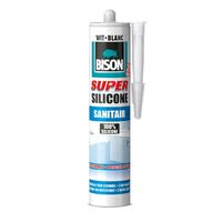 Bison Siliconenkit Koker Sanitair Super Wit 310 ml