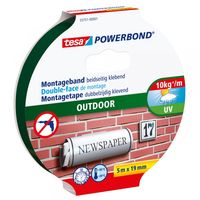Tesa Powerbond Montagetape Outdoor 10 kg 19 mm 5 Meter