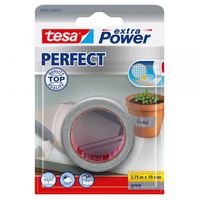 Tesa Extra Power Perfect Textieltape Grijs 19 mm 2.75 Meter