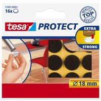 Tesa Anti-Krasvilt Bruin Ø 18 mm - 16 Stuks