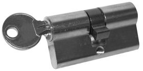 Profielcilinder / 30-30 mm / 5 pins cilinder / verschillend sluitend / incl. stelschroef M5x70mm / 3 sleutels / messing vernikkeld