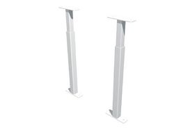 Secubar Barrierestang Duo Wit 31-55cm