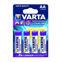 Varta Lithium Batterij Professional AA 4 Stuks