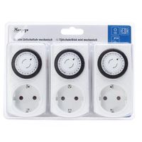 Kopp Tijdschakelklok Compact Mechanisch 3-Pack