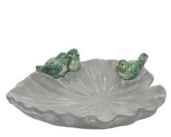 Vogelbad Blad met Vogels
