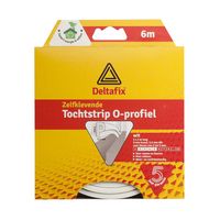 Deltafix Tochtstrip O-profiel EPDM Wit | 6m x 9mm x 6mm