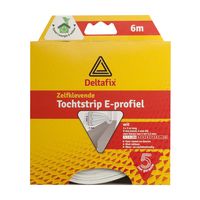 Deltafix Tochtstrip E-profiel EPDM Wit | 6m x 9mm x 4mm
