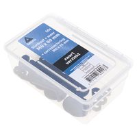 Deltafix Slotbout + Moer + Ring M6 x 60 mm Zwart VZ 10 Stuks