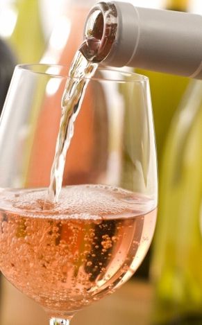 Rosé wijnglas