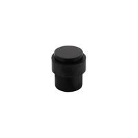 Black Floor Mounted Doorstop of 40 mm - Per Piece