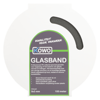 Dichtungsband 9x3 mm 10x10 m Schwarz - 100 Meter