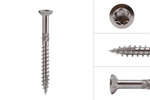 Chipboard screws Stainless Steel 410 4 x 40 mm Torx 20 with cutting point - 200 pieces