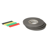 Glasmontage Set Verglasung 9x3 Dichtungsband Schwarz 26x3-5 mm+26x5/1 Keil