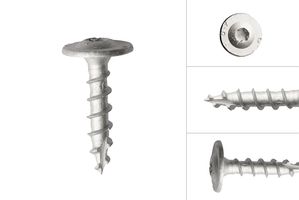 Short wood construction screws Galvanized 8.0 x 40 mm Torx - Per Piece