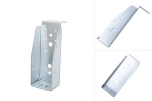 Beam Support Heavy with flange Galvanized for 7.5 x 20 cm Beams - Per Piece