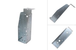 Beam Support Heavy with flange Galvanized for 6.3 x 20 cm Beams - Per Piece