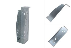 Beam Support Heavy with flange Galvanized for 6.3 x 22.5 cm Beams - Per Piece