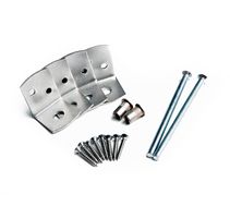 Concrete Post Fixing Set Stainless Steel for 10 cm thick concrete posts