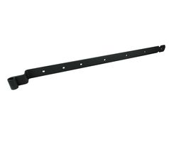 Ladenband Torband schwarz gekröpft gerundet verzinkt 55 cm