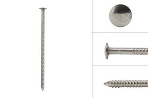 Bolkop Ringnagels voor Gevelbekleding RVS A4 2.6 x 65 - Doos 500 Gram