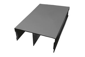 Bovenrail Schuifdeur Zwart 300 cm - Per Stuk