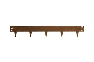 Bordure de jardin en acier Corten 16 x 106 cm Flexible - Par pièce