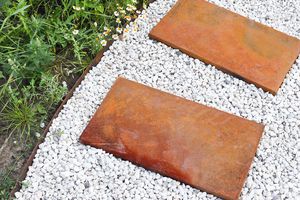 Corten Steel Stepping Stone 30 x 60 cm - Per piece