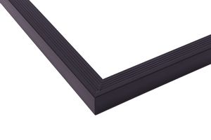 Daktrim Zwart Aluminium Buitenhoek 6.0 x 6.4 x 50 cm - Per Stuk