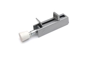 Deurvastzetter Voetstift Zwaar Zilvergrijs 122 x 30 mm - Per Stuk