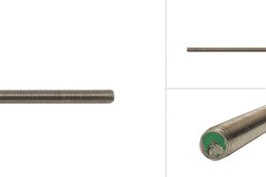 Threaded rod stainless steel M14 x 1m - Per Piece