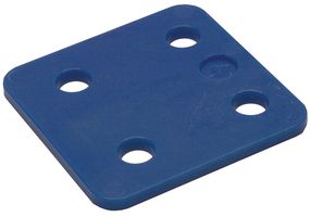 Cale plate sans U 4 mm bleu - Sachet 48 pièces