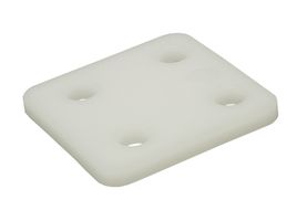Cale plate sans U 6 mm transparent - Sachet 48 pièces
