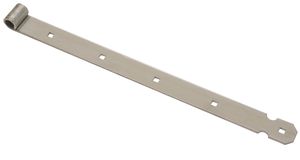 Stainless Steel Strap Hinges with Square Holes of 50 cm - Half Moon