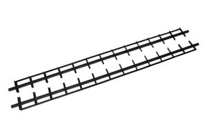 Black Stainless Steel 50 cm Flex Fence Louver Frames for the Garden - 2-Piece Set