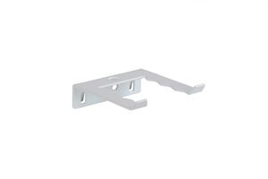 White Double Tool Wall Holder of 63 x 75 mm - Per Piece