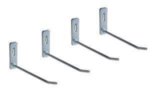 Gereedschapswand Pin-Set Ø 4 x 120 mm Verzinkt - Set 4 Stuks