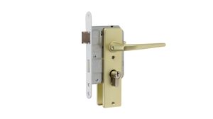 Best-Buy Stainless Steel Built-in Cylinder Lock - Complete with Handle and Door Shield