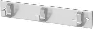 Coat Rack 3 Hooks Aluminium - Per piece