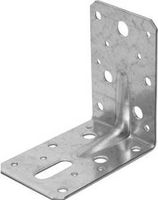 Corner bracket with groove 90 x 90 x 60 mm stainless steel - Per Piece