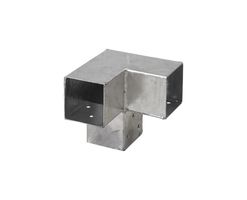 Conector Pérgola Galvanizado para postes de 12 x 12 cm modelo cubo - Por peça