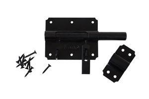 Verrou cadenas noir 100 x 80 mm - Par pièce